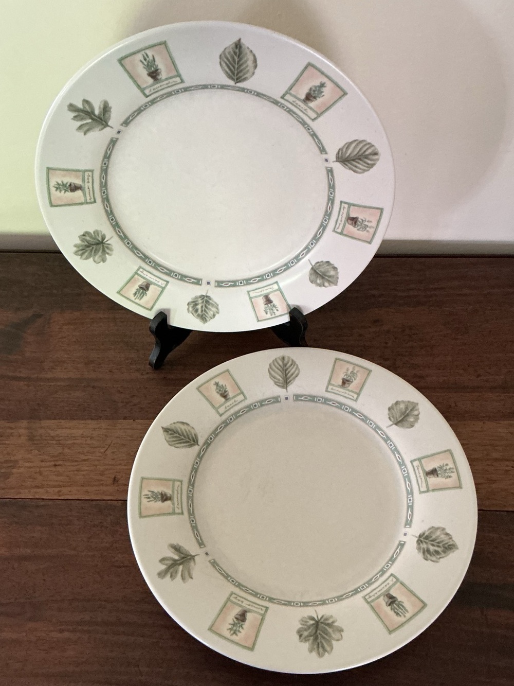 Pfaltzgraff Naturewood Set of 2 Dinner Plates